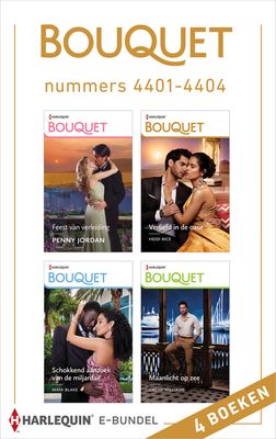 Bouquet e-bundel nummers 4401 - 4404 - Cathy Williams, Heidi Rice, Penny Jordan, Maya Blake - ebook