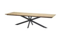 Minerva Tafelframe Antracite Met Tafelblad Robusto Teak 280 x 95 cm - 4so