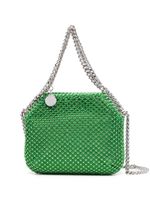 Stella McCartney mini sac à main Falabella orné de cristaux - Vert