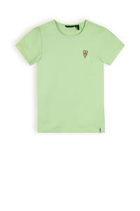NoNo Meisjes t-shirt basic - Kono - Spring groen