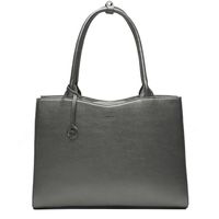 Socha Business Bag Straight Line, 15.6" laptop bag for women  -Grey - thumbnail