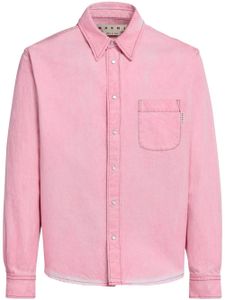 Marni chemise boutonnée à manches longues - Rose