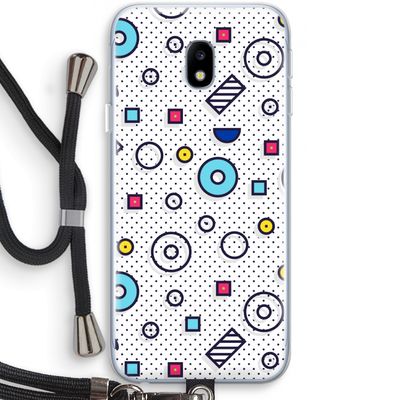 8-bit N°9: Samsung Galaxy J3 (2017) Transparant Hoesje met koord