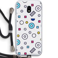 8-bit N°9: Samsung Galaxy J3 (2017) Transparant Hoesje met koord