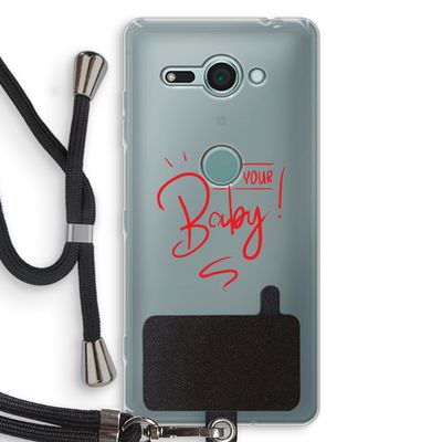 Not Your Baby: Sony Xperia XZ2 Compact Transparant Hoesje met koord