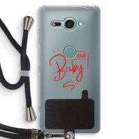 Not Your Baby: Sony Xperia XZ2 Compact Transparant Hoesje met koord