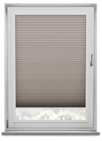 Perfect Fit - Plisségordijn Tribeca lichtdoorlatend Kameel grijs