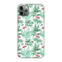 Flamingo bladeren: Volledig geprint iPhone 11 Pro Max Hoesje