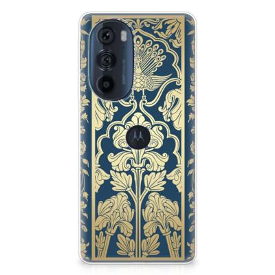 Motorola Edge 30 Pro | TPU Case | Beige Flowers