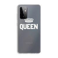 Queen zwart: Samsung Galaxy A72 Transparant Hoesje