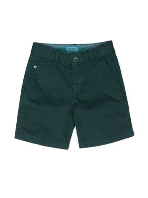 Scotch & Soda short de sport en coton biologique à patch logo - Vert