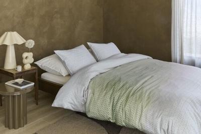 Beddinghouse Beddinghouse Dekbedovertrek Nadine Groen 140x200/220 cm