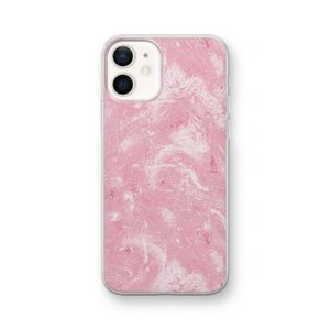 Abstract Painting Pink: iPhone 12 Transparant Hoesje