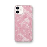 Abstract Painting Pink: iPhone 12 Transparant Hoesje