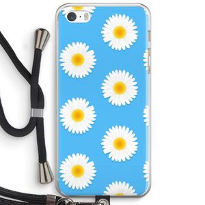 Margrietjes: iPhone 5 / 5S / SE Transparant Hoesje met koord