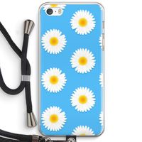 Margrietjes: iPhone 5 / 5S / SE Transparant Hoesje met koord