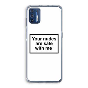 Safe with me: Motorola Moto G9 Plus Transparant Hoesje