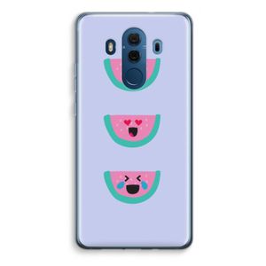 Smiley watermeloen: Huawei Mate 10 Pro Transparant Hoesje