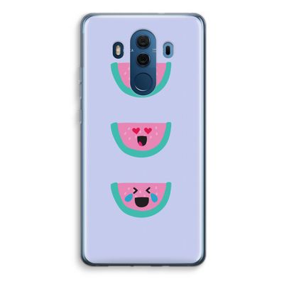 Smiley watermeloen: Huawei Mate 10 Pro Transparant Hoesje