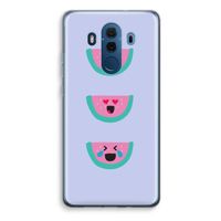 Smiley watermeloen: Huawei Mate 10 Pro Transparant Hoesje