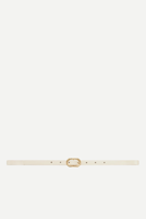 Anine Bing riem Mini Signature Link A-12-2186-150 ivory and gold
