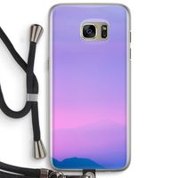 Sunset pastel: Samsung Galaxy S7 Edge Transparant Hoesje met koord