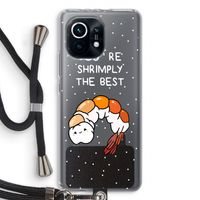 You're Shrimply The Best: Xiaomi Mi 11 Transparant Hoesje met koord