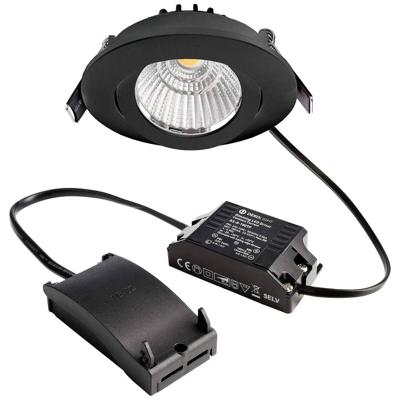 Deko Light 565357 Dione LED-inbouwlamp Energielabel: F (A - G) LED LED vast ingebouwd 8.50 W Zwart
