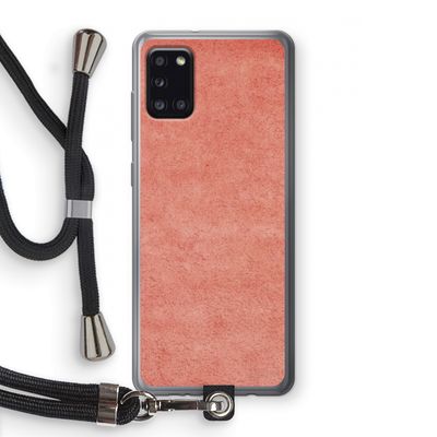 Marrakech Walls: Samsung Galaxy A31 Transparant Hoesje met koord