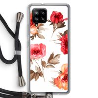 Roosjes: Samsung Galaxy A42 5G Transparant Hoesje met koord