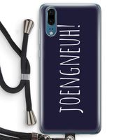 Joengneuh!: Huawei P20 Transparant Hoesje met koord