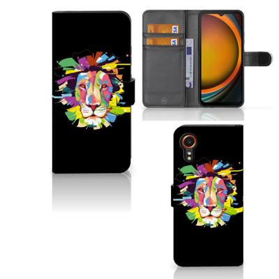 Samsung Galaxy Xcover 7 Leuk Hoesje Lion Color