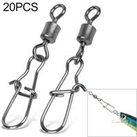 2 Pack (10ST/Pack) RVS visserij connector PIN lager Rolling Swivel snap pins visserij tackle accessoires connector (2 (36mm))