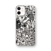 Vexx Black Mixtape: iPhone 12 mini Transparant Hoesje