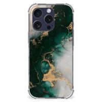 Anti-Shock Hoesje voor iPhone 16 Pro Marmer Groen Anti-Shock Hoesje voor iPhone 16 Pro Marmer Groen