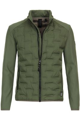 Casa Moda Regular Fit Buitenjas groen, Effen Casa Moda Regular Fit Buitenjas groen, Effen