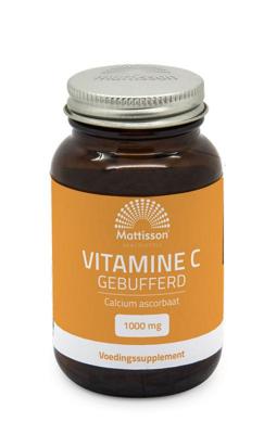 Mattisson Vitamine C gebufferd 1000mg calcium ascorbaat