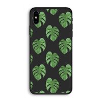Monstera leaves: iPhone X Biologisch afbreekbaar hoesje