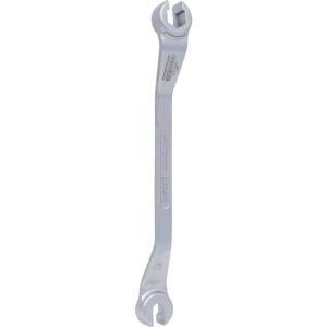 KS Tools 517.0270 Chromeplus open dubbele ringsleutel, gebogen, 10 x 11 mm