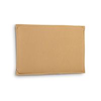 Kave Home Hoofdbord 'Tanit' 166 x 106cm, kleur Mosterdgeel