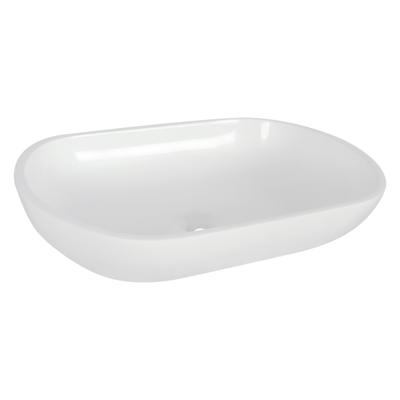 Differnz Ovalo waskom polybeton | wit | 54 x 34 x 12 cm