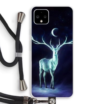 Nightbringer: Pixel 4 XL Transparant Hoesje met koord