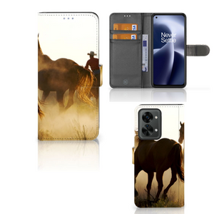OnePlus Nord 2T Telefoonhoesje met Pasjes Design Cowboy