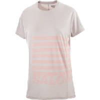 Salomon Sense aero ss tee graphic dame - BEIGE - Dames