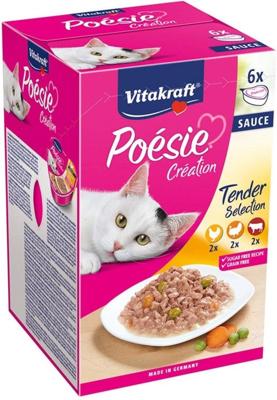 Poesie multipack sauce 6x85g - Vitakraft