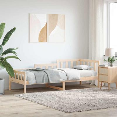 Slaapbank zonder matras 80x200 cm massief grenenhout