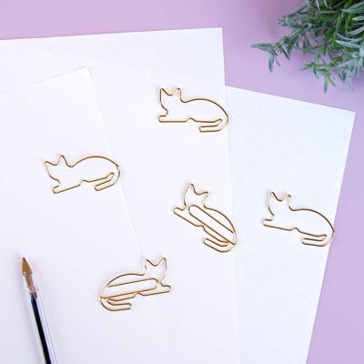 Huisdier paperclips (set van 5) - Kat