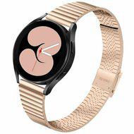 Stalen RVS bandje - Champagne goud - Samsung Galaxy watch 7 - 40mm & 44mm