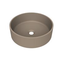 Arcqua Case waskom - rond - 40cm - mat truffel WAS807267
