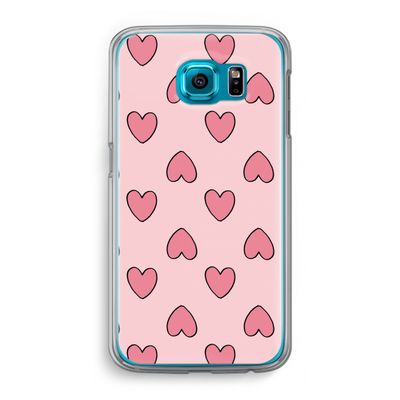 Ondersteboven verliefd: Samsung Galaxy S6 Transparant Hoesje